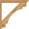 Ekena Millwork Merced Traditional Rough Sawn Outlooker, Western Red Cedar, 6"W x 44"D x 44"H OUT06X44X44MRC01RWR - alternate 2